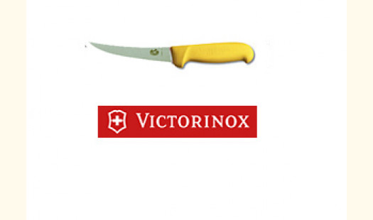 5" Boning Knife Yellow with Narrow Curved Blade 